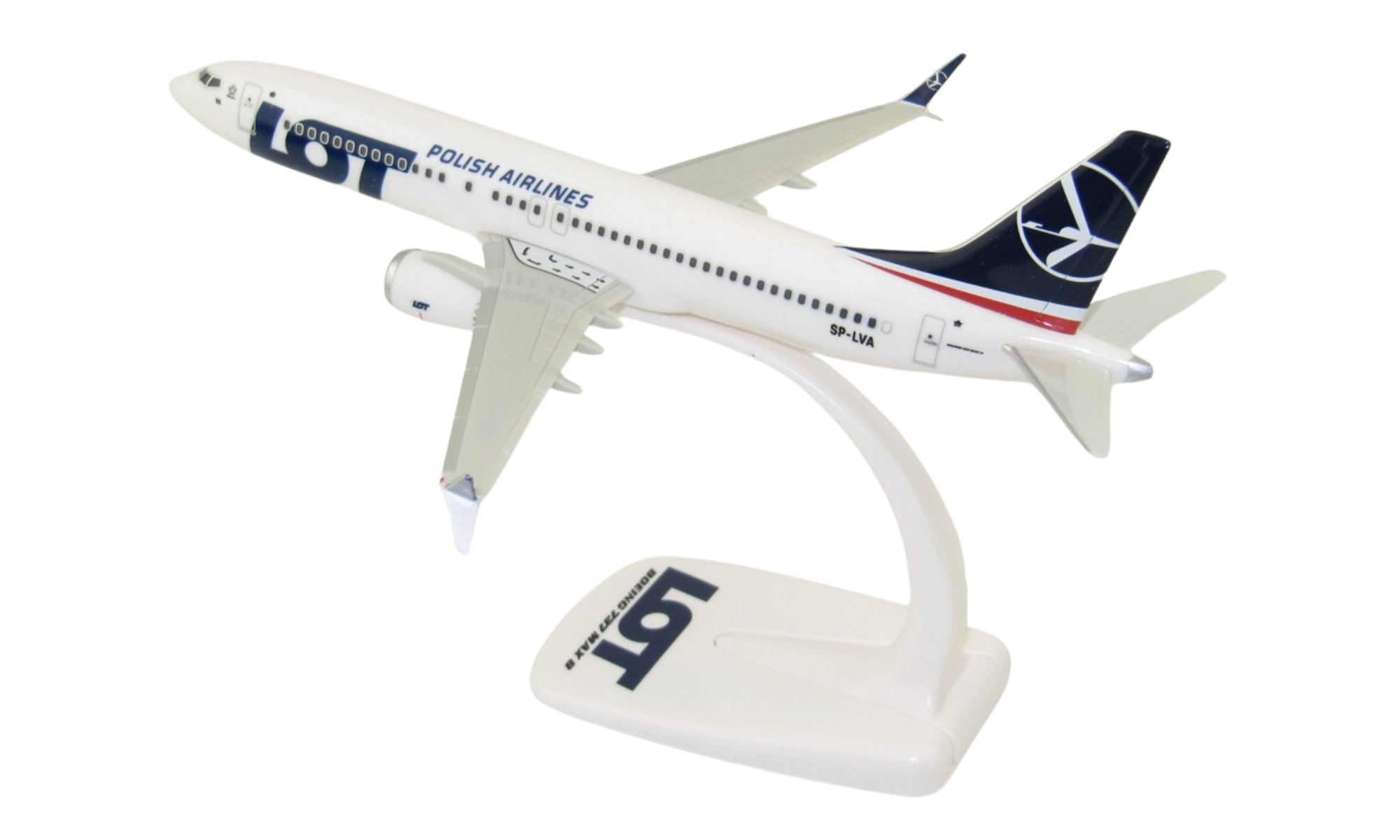 Maqueta Boeing B737 MAX 8 LOT Polish Airlines SP-LVA 